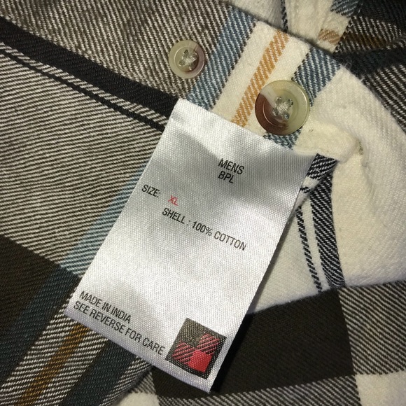 Woolrich Flannel Shirt XL Front Pocket 100% Cotton - Picture 7 of 7